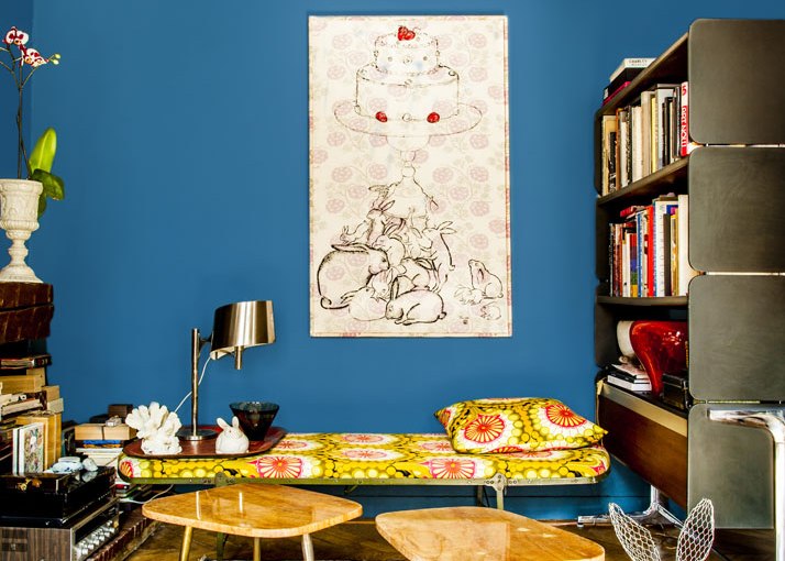 en un apartamento&nbsp;ecléctico