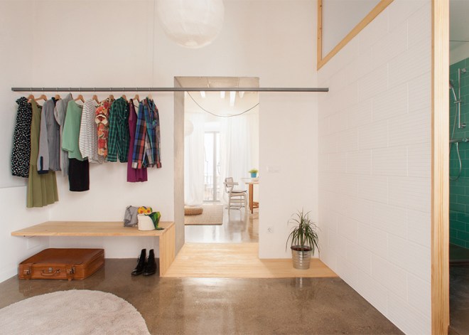 Dormitorio por el día