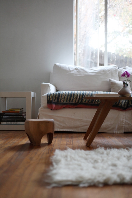 detalle de la zona de estar / detail in the living room