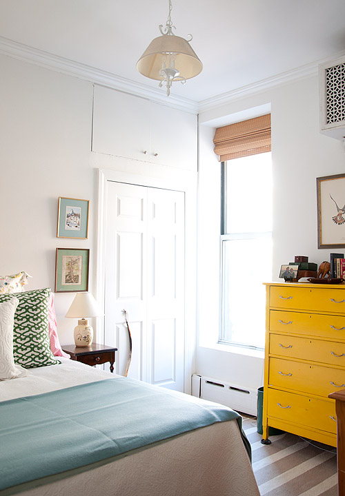 Colores alegres en el dormitorio / Birght colors in the bedroom