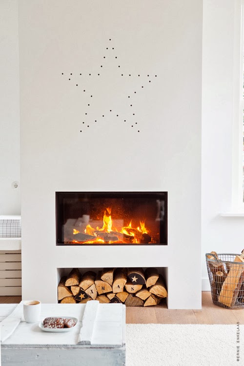 Estrella hecha de puntitos de vinilo.