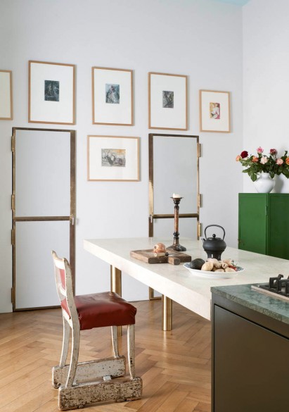 Detalles en la cocina color cobre, una de las últimas tendencias.