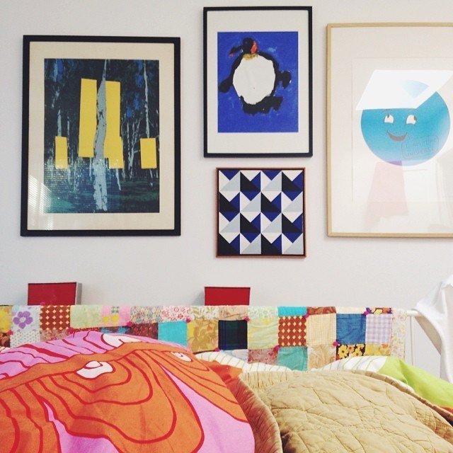 Preciosa y alegre combinación de colores e imágenes.