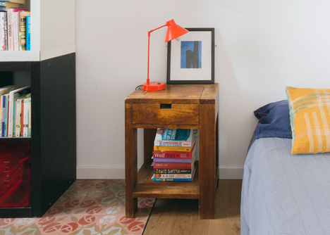 La diferencia de pavimentos queda muy bien reflejada en esta foto.