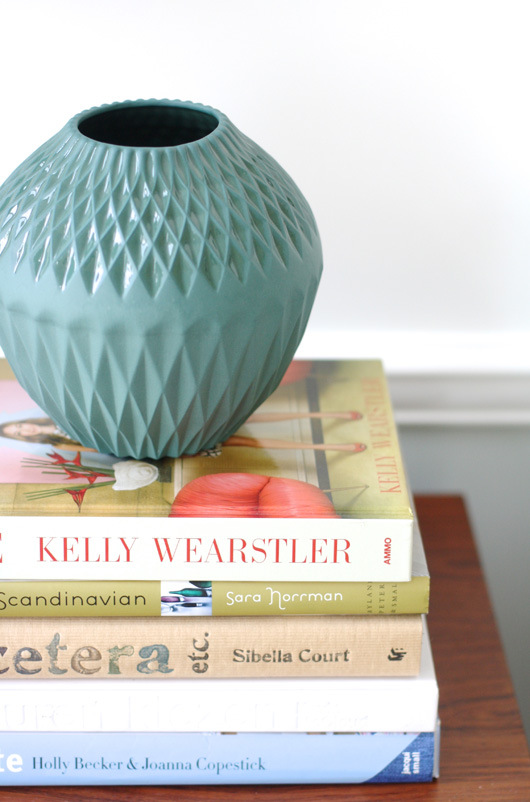 Precioso jarrón azul turquesa.